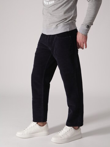 Miracle of Denim Regular Broek 'Thommy' in Blauw: voorkant