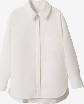 Veste mi-saison 'LIBELULA' MANGO en blanc : devant