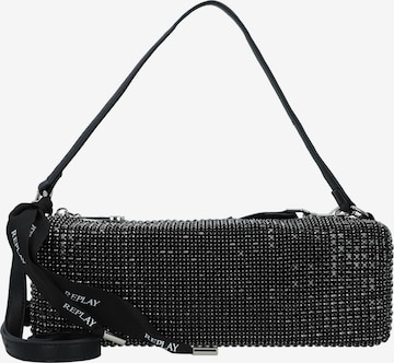 REPLAY Shoulder Bag in Black: front