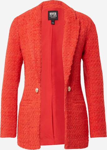 River Island - Blazer em vermelho: frente