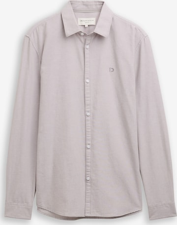 TOM TAILOR DENIM Button Up Shirt in Grey: front