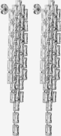 PURELEI Oorbellen 'Crystal Glow' in Zilver: voorkant