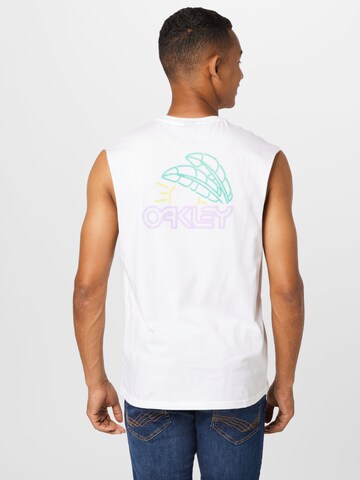 OAKLEY - Camiseta funcional 'Sunrise' en blanco: frente