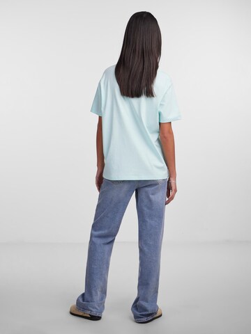 PIECES T-Shirt 'Ariel' in Blau