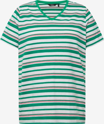 T-shirt Ulla Popken en vert : devant