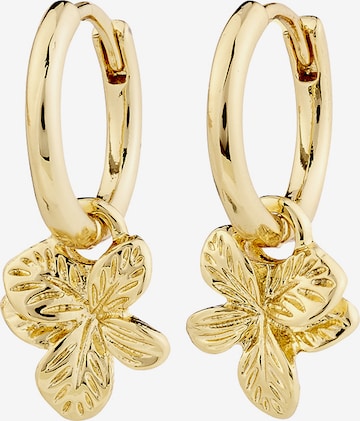 Boucles d'oreilles 'Charmaine' Pilgrim en or : devant