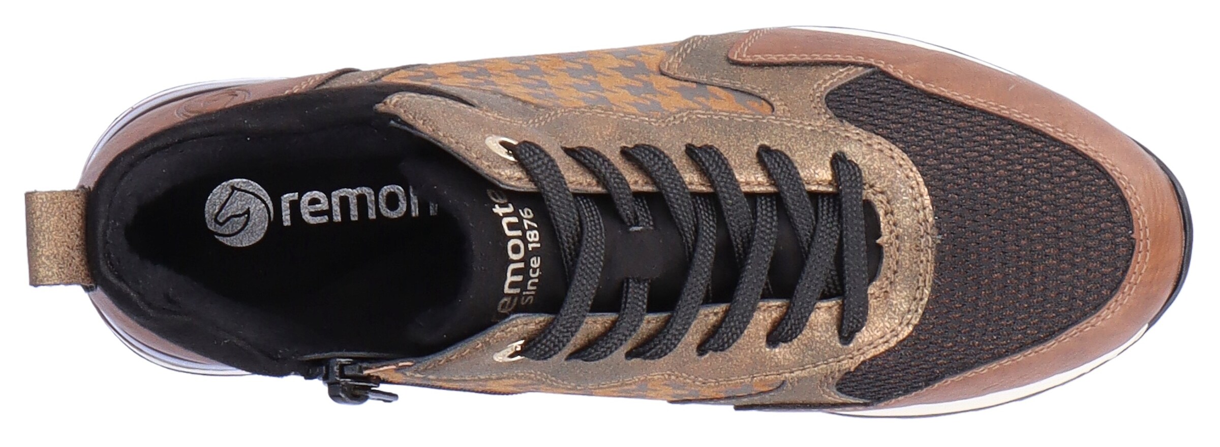 Sneaker alta di REMONTE in marrone