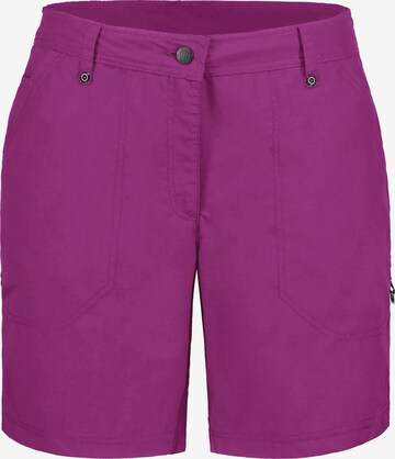 ICEPEAK Regular Workout Pants 'AMANA' in Purple: front