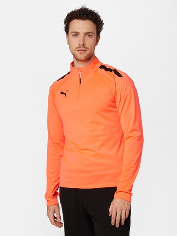 PUMA - Camiseta funcional 'LIGA' en naranja: frente