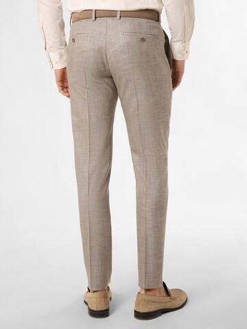 Finshley & Harding Regular Pleated Pants ' Mitch ' in Beige