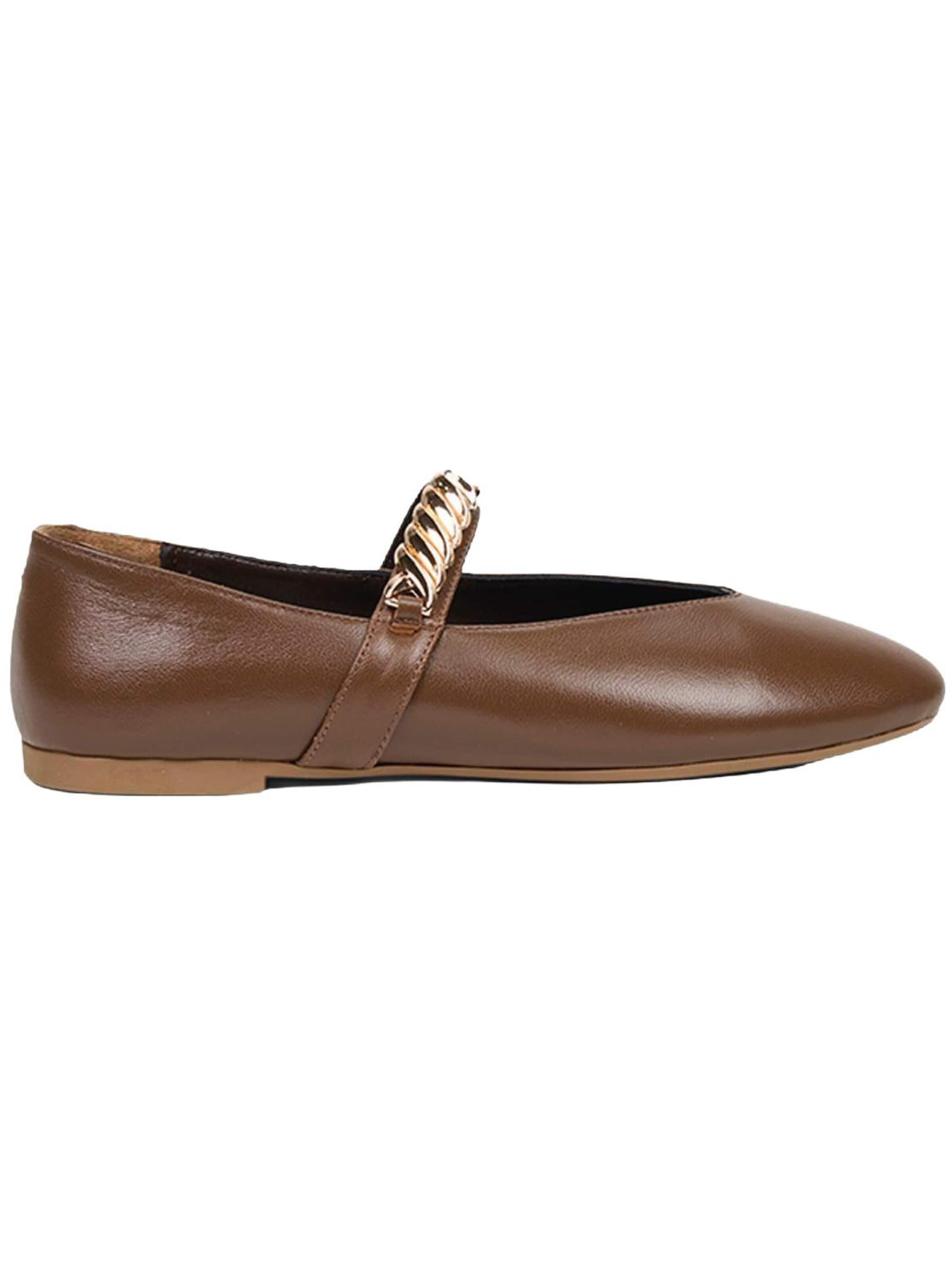 Desa Ballet Flats 'Ballerinas' in Brown