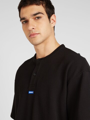 HUGO T-Shirt 'Nafu' in Schwarz