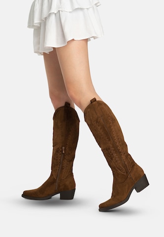 Salinyang Comwboystøvler i brun