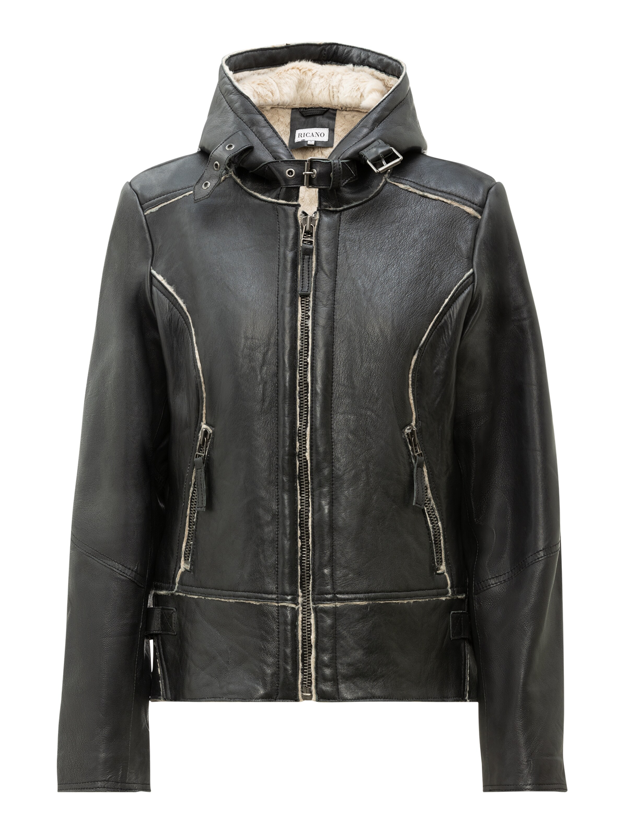 RICANO Chaqueta de entretiempo en negro, Vista del producto