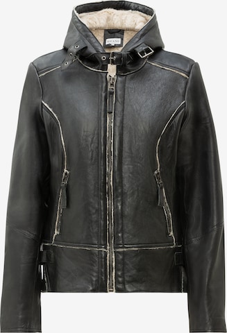 RICANO - Chaqueta de entretiempo en negro: frente