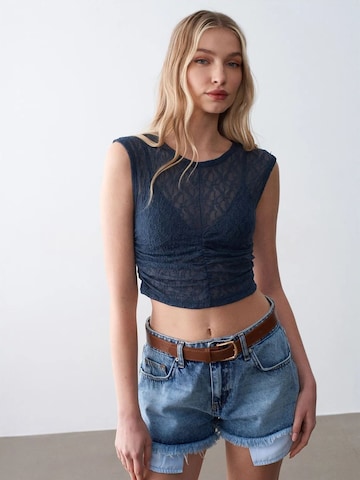 Dilvin Top in Blau