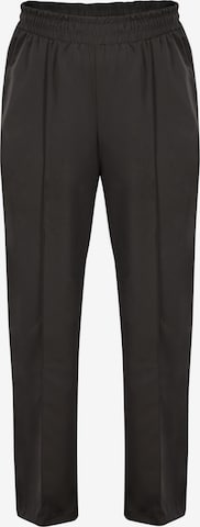 Pantalon à plis 'ANSELMA' Karko en noir : devant