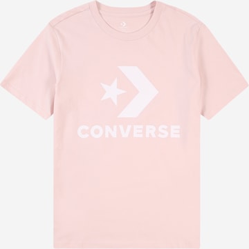 Maglietta di CONVERSE in rosa: frontale