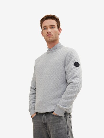 TOM TAILOR Sweatshirt in Grau