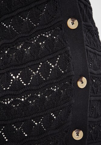 Gaya Knitted Vest in Black