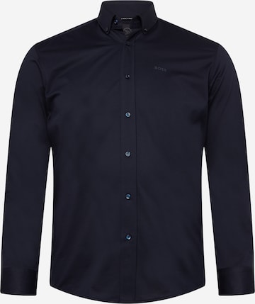 BOSS Black Regular fit Button Up Shirt 'JOE' in Blue: front