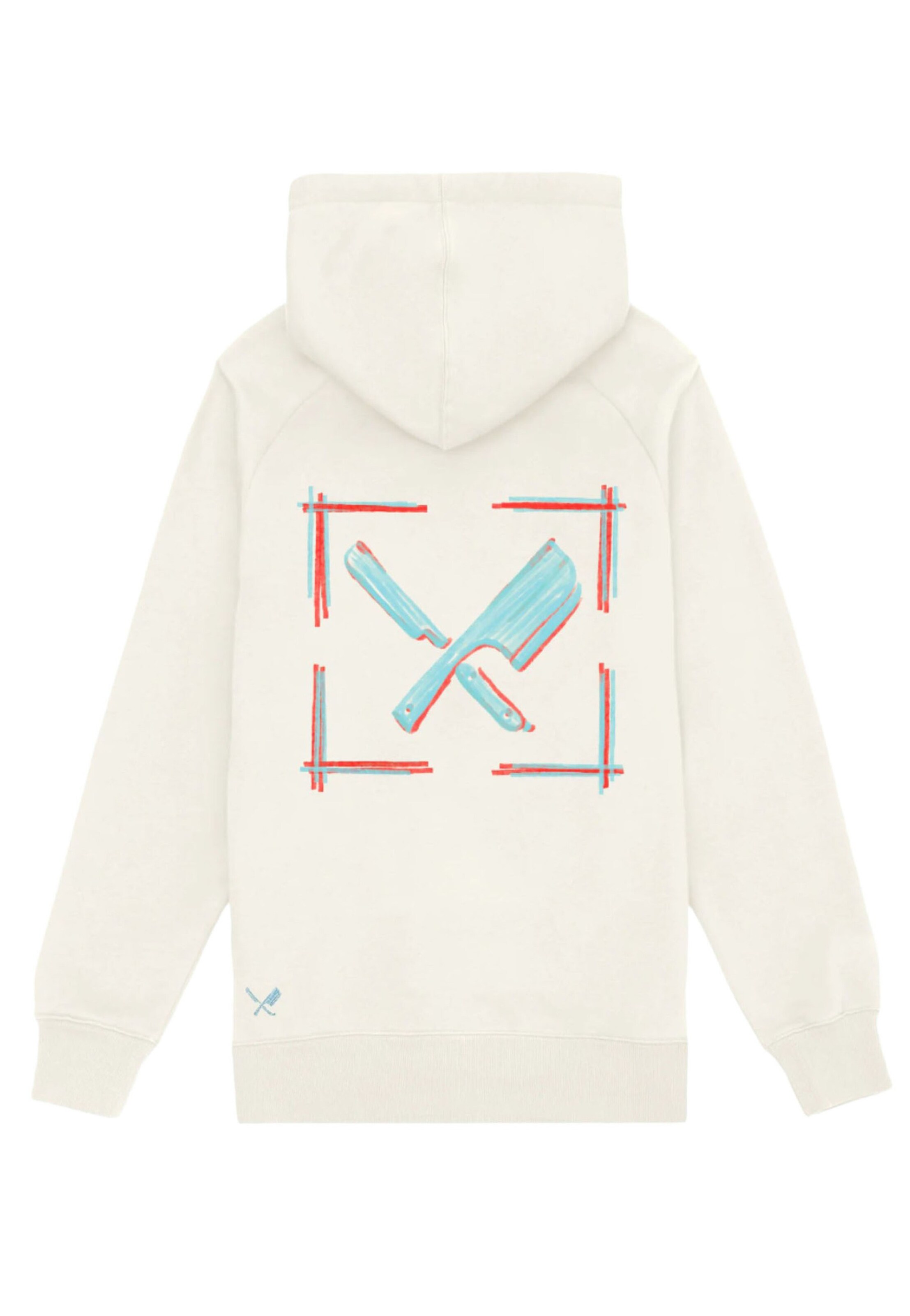 Distorted People - Sudadera 'Chalk' en beige