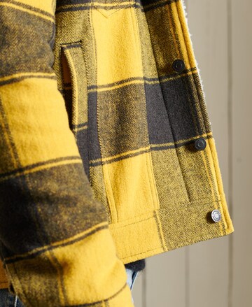 Superdry Between-season jacket 'Highwayman' in Yellow