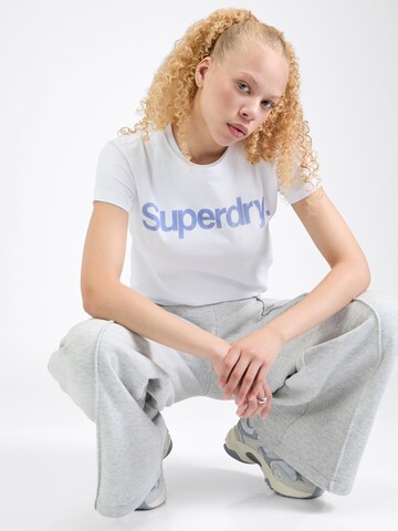 balts Superdry T-Krekls