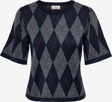 JDY Pullover 'JDYMaggy' in Grau: Vorderseite