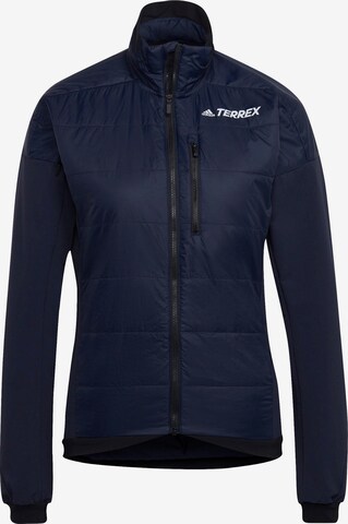 Veste outdoor ADIDAS TERREX en bleu : devant