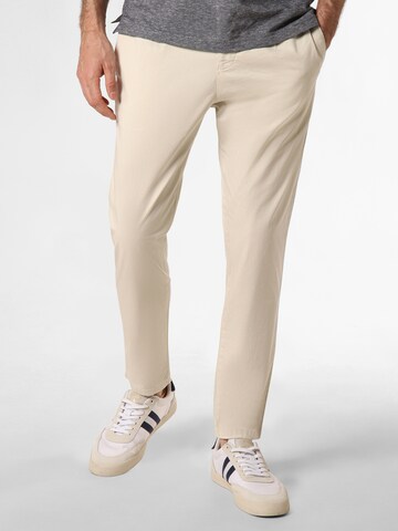 Pantalon 'Riley' Finshley & Harding en beige : devant