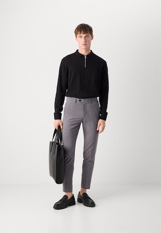 Lindbergh Slimfit Spodnie w kant 'Club' w kolorze szary