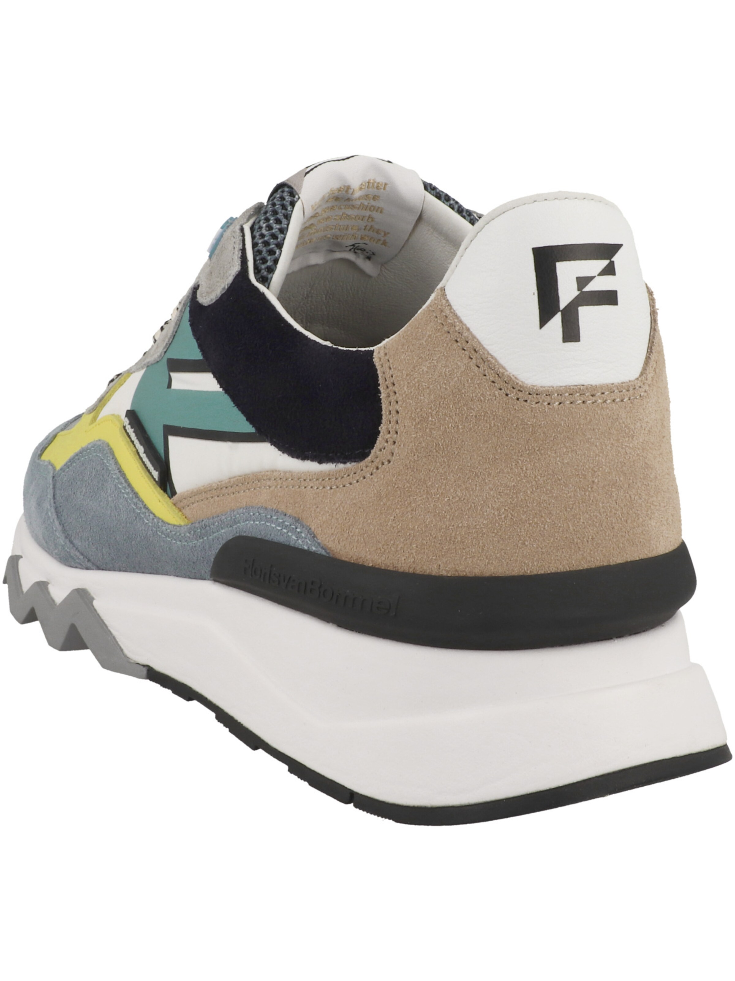 Baskets basses 'De Zager 02.63' Floris van Bommel en bleu