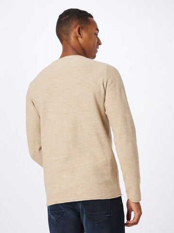 INDICODE JEANS Regular fit Sweater 'Christian' in Beige