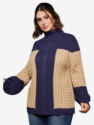 SHEEGO Sweater in Purple: front