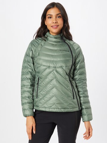 JACK WOLFSKIN Kurtka outdoor 'Athletic' w kolorze zielony: przód