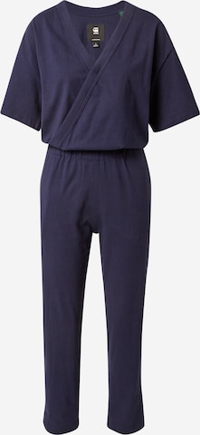 G-Star RAW Jumpsuit 'Bohdana' in Blauw: voorkant