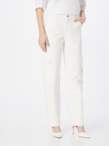 LEVI'S ® Loose fit Cargo jeans 'Silvertab Baggy Cargo' in White: front