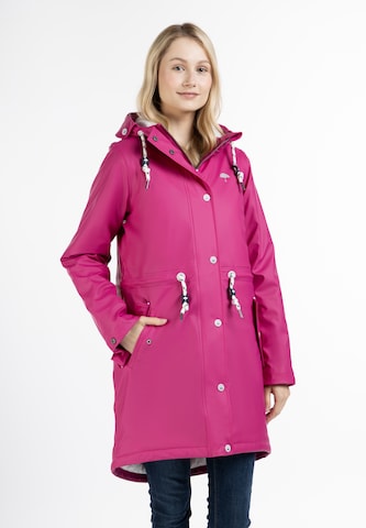 Schmuddelwedda Funkční kabát – pink: přední strana
