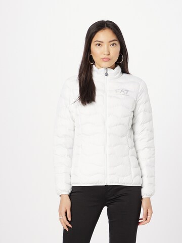 Veste d’hiver EA7 Emporio Armani en blanc : devant