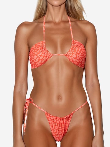 Flavia Valentini Triangel Bikini in Oranje