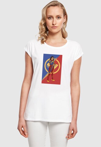 T-shirt 'The Marvels - Cutout Pose' ABSOLUTE CULT en blanc : devant