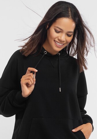 Tom Barron Hoodie 'mit Tasche' in Schwarz