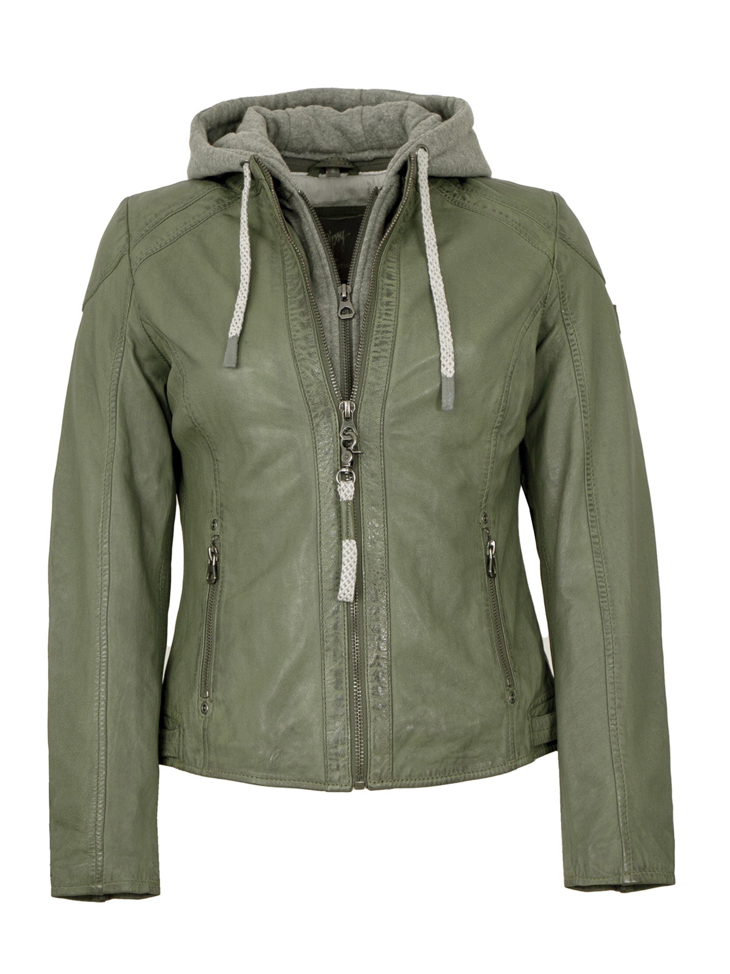 Gipsy by Mauritius Übergangsjacke 'GWAlice'‌‌‌‌ in Grün: Vorderseite