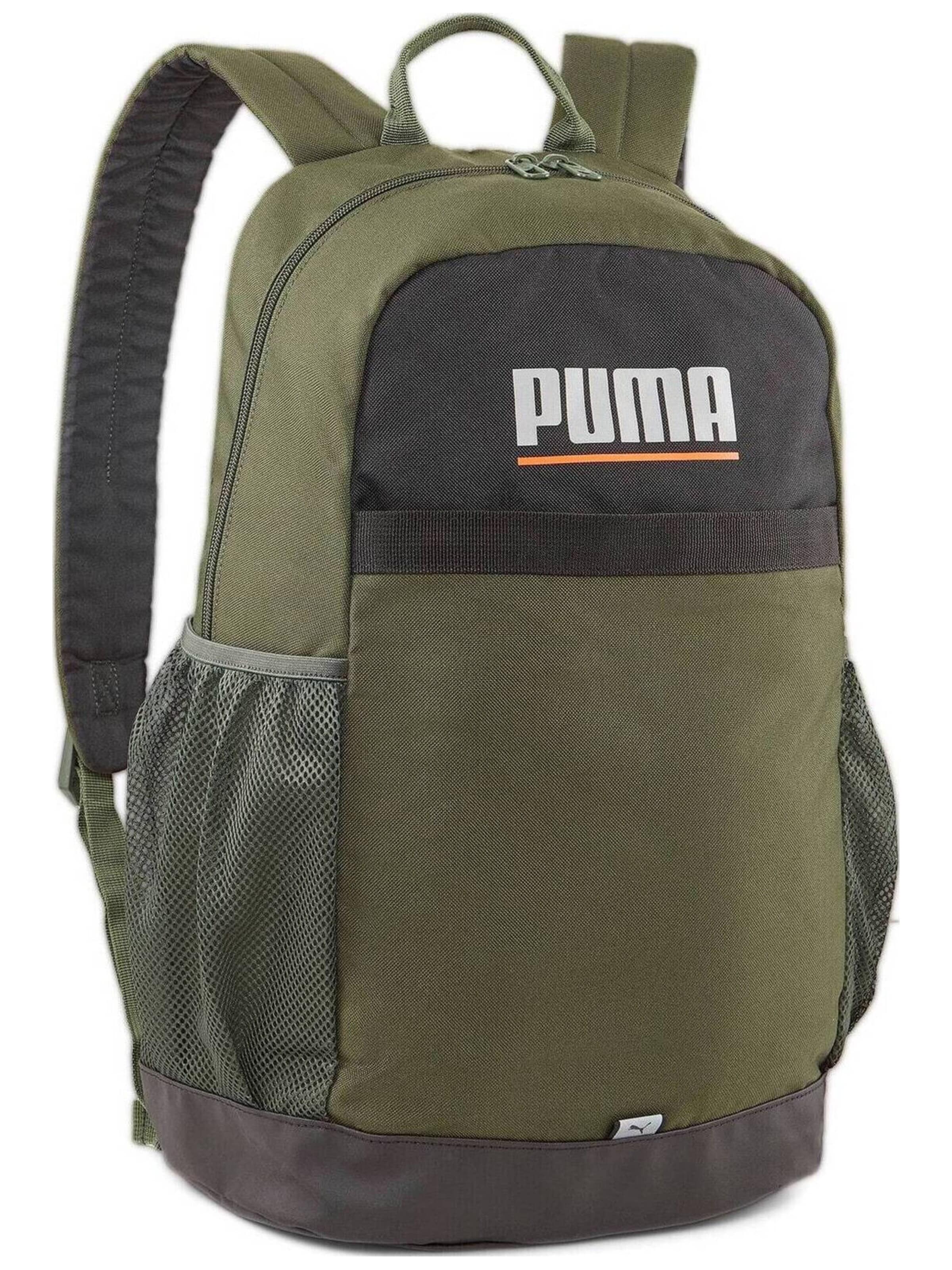 PUMA - Mochila 'Puma Plus' en verde: frente