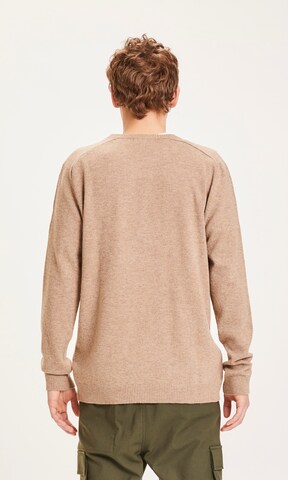 KnowledgeCotton Apparel Sweater 'Field' in Brown
