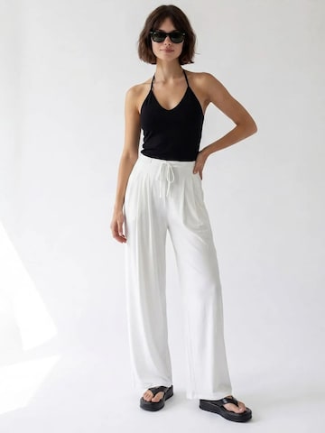 MixRay Wide leg Broek 'Hose' in Wit