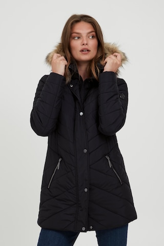 Fransa Winter Jacket ' FRBAVEST 2' in Black: front