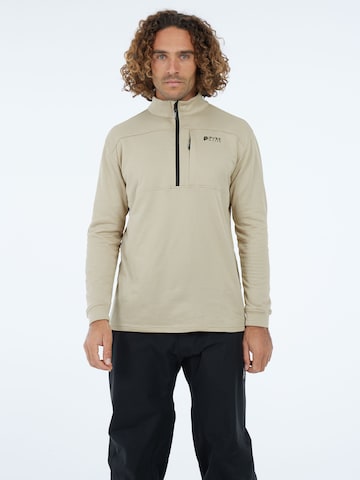 PROTEST Athletic Sweatshirt 'PRTGraphic' in Brown