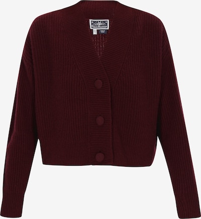 Geacă tricotată DreiMaster Maritim pe roșu burgundy, Vizualizare produs